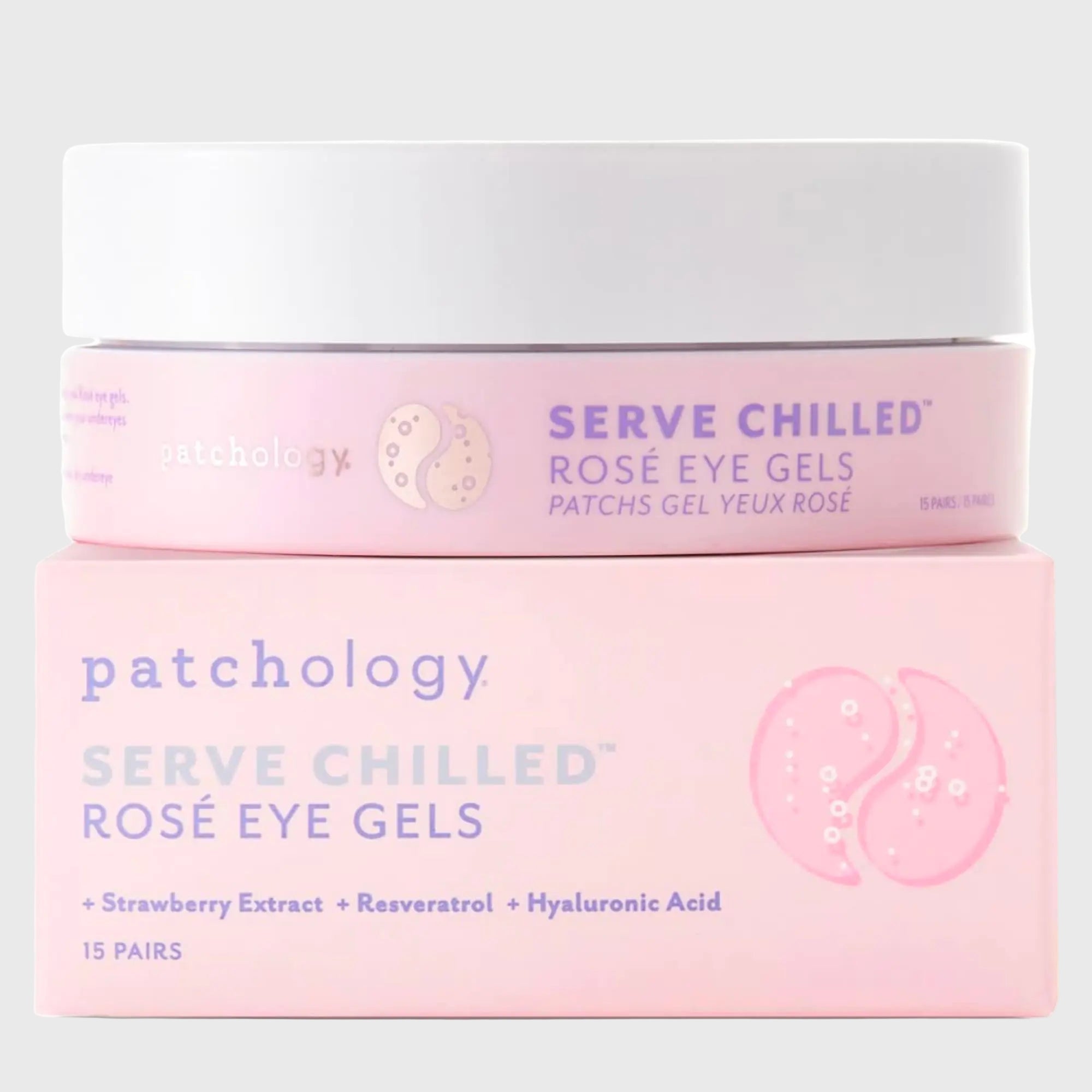Serve Chilled Rosé Hydrating Eye Gels