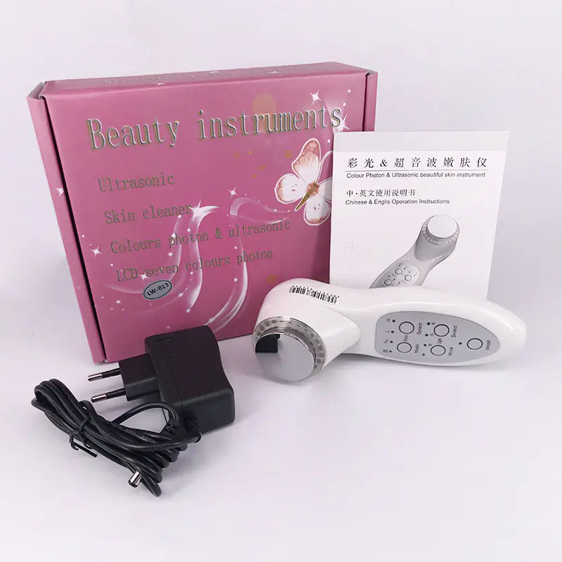 Color Light Ultrasonic Facial Cleansing Device
