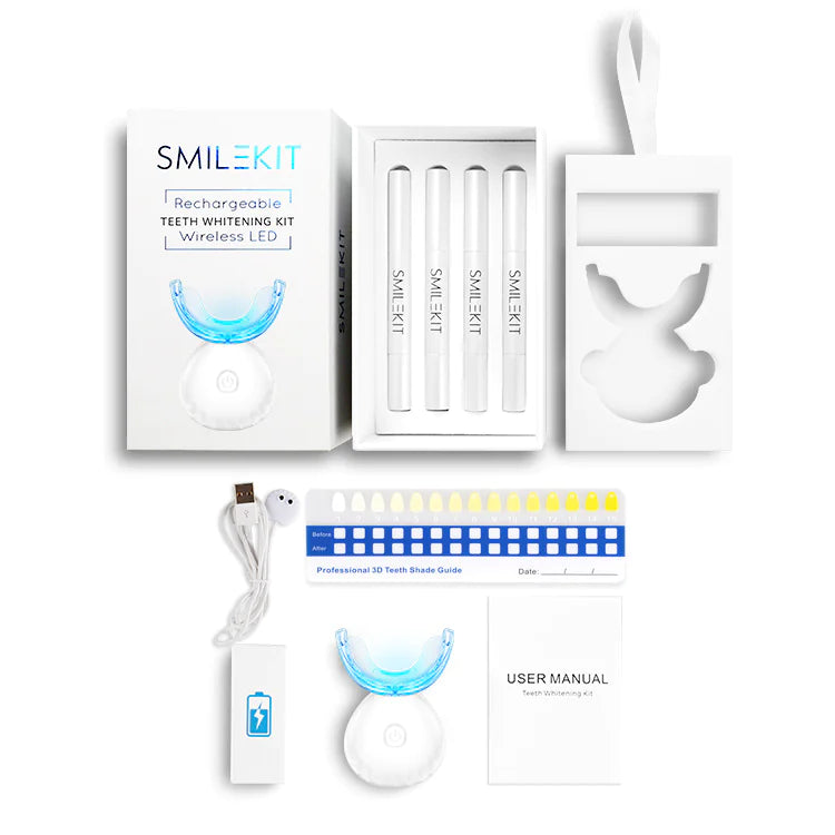 Teeth Whitening Kit – LED & Charging Set