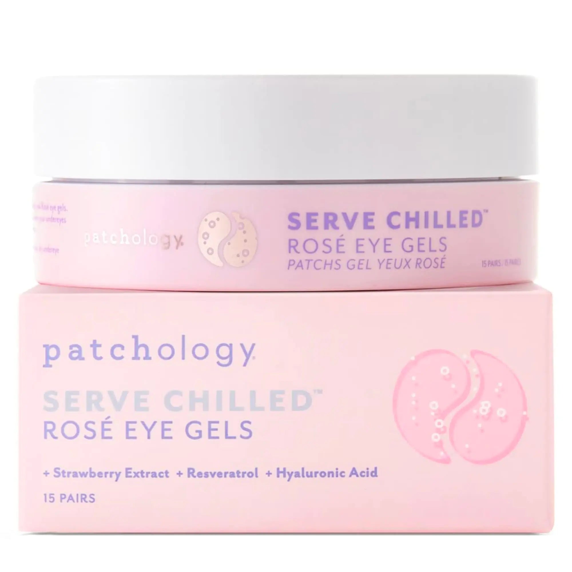 Serve Chilled Rosé Hydrating Eye Gels