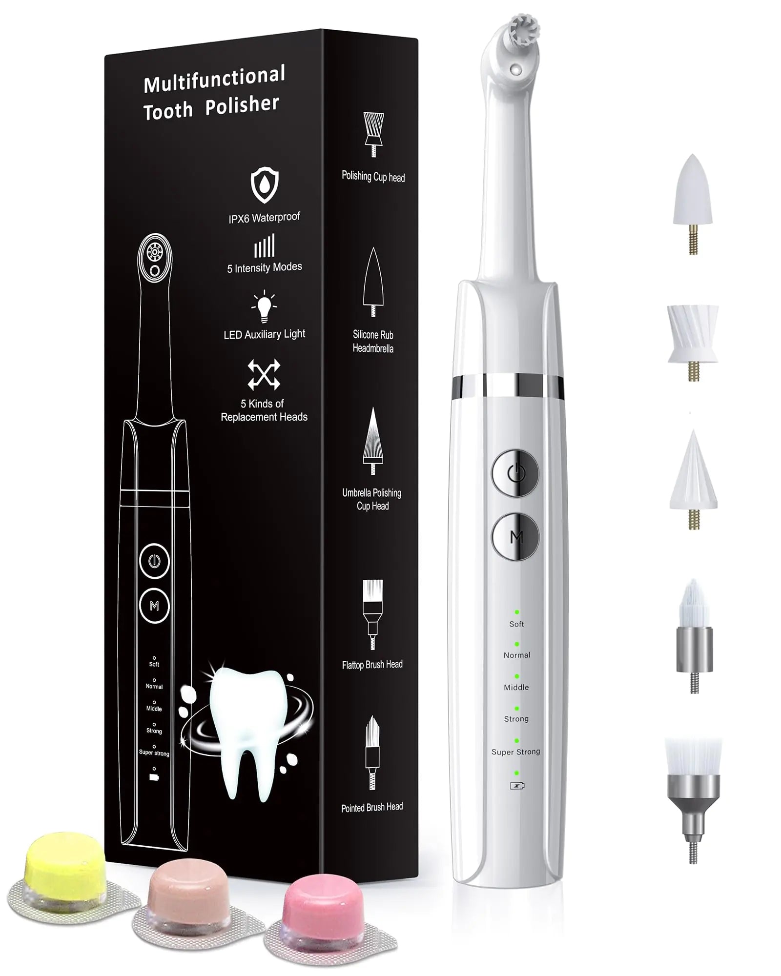 Tooth Polisher Rechargeable Tooth Whitening Kit
