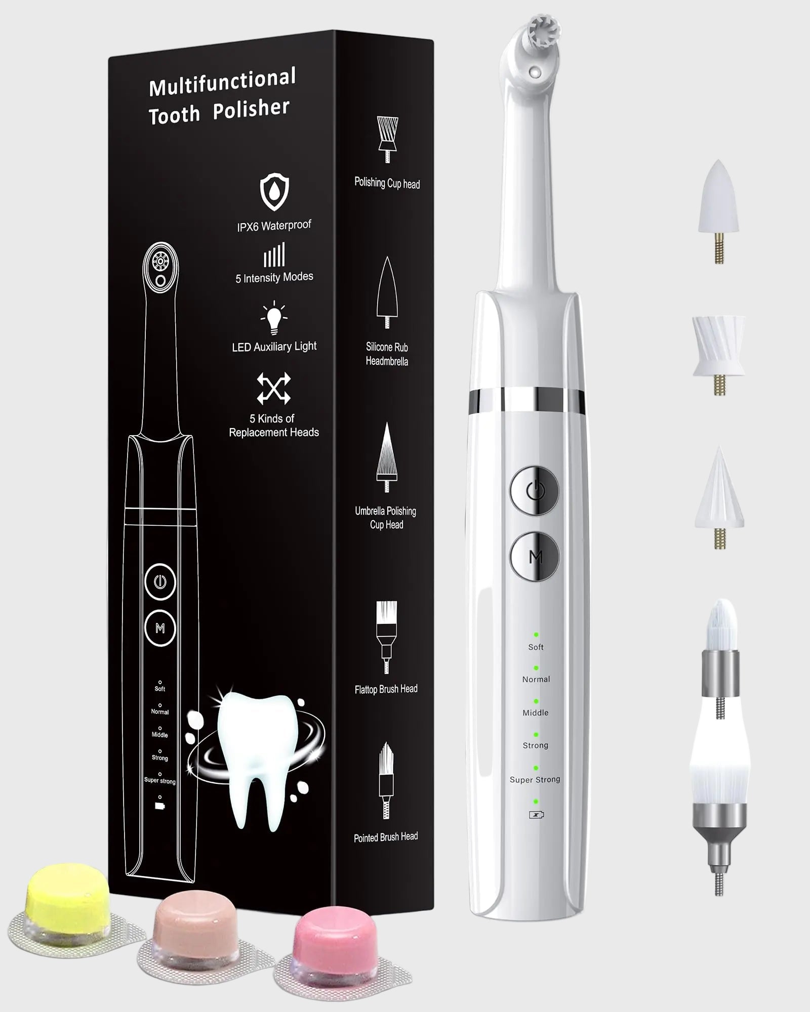 Tooth Polisher Rechargeable Tooth Whitening Kit