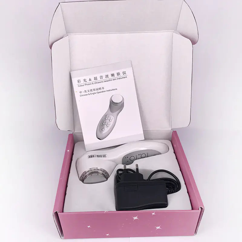 Color Light Ultrasonic Facial Cleansing Device