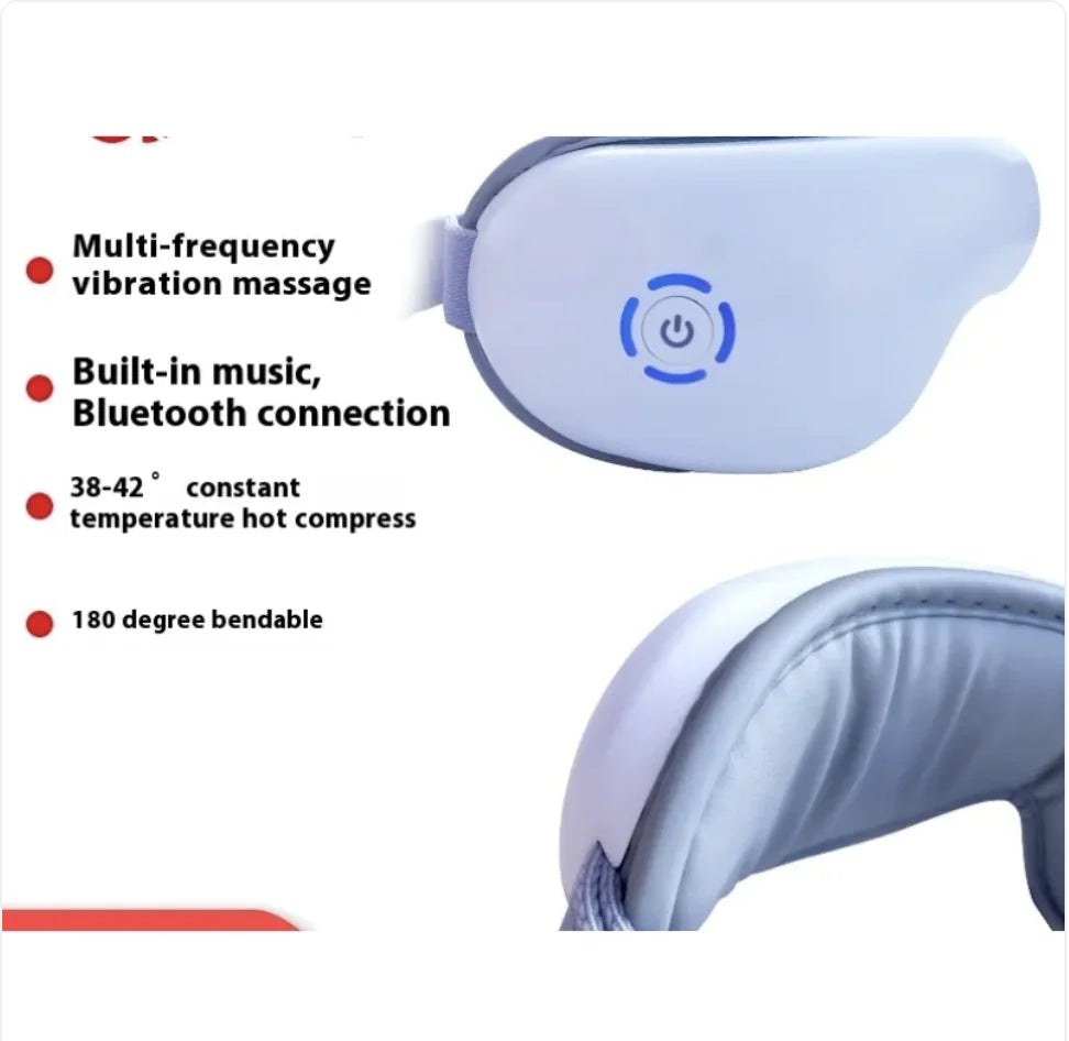 Bluetooth Eye Massager With Heat & Vibration
